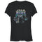 Junior's Star Wars The Force Awakens Rey and Droids T-Shirt