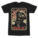 Men's Star Wars The Force Awakens First Order Rule T-Shirt