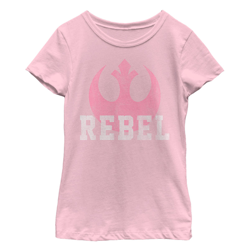 Girl's Star Wars The Force Awakens Rebel T-Shirt