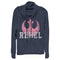 Junior's Star Wars The Force Awakens Rebel Cowl Neck Sweatshirt