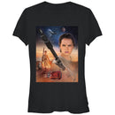 Junior's Star Wars The Force Awakens Rey Collage T-Shirt