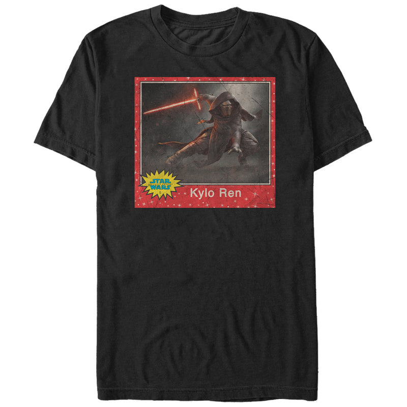 Men's Star Wars The Force Awakens Kylo Ren Trading Card T-Shirt