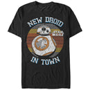 Men's Star Wars The Force Awakens BB-8 New Droid in Town T-Shirt