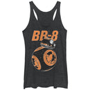 Women's Star Wars The Force Awakens BB-8 On the Move Racerback Tank Top
