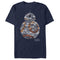 Men's Star Wars The Force Awakens BB-8 Text T-Shirt
