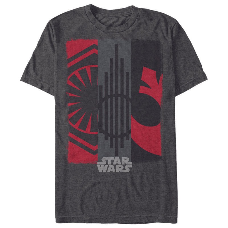 Men's Star Wars The Force Awakens Triple Logo T-Shirt