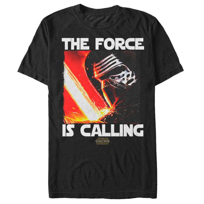 Men's Star Wars The Force Awakens Kylo Ren the Force is Calling T-Shirt