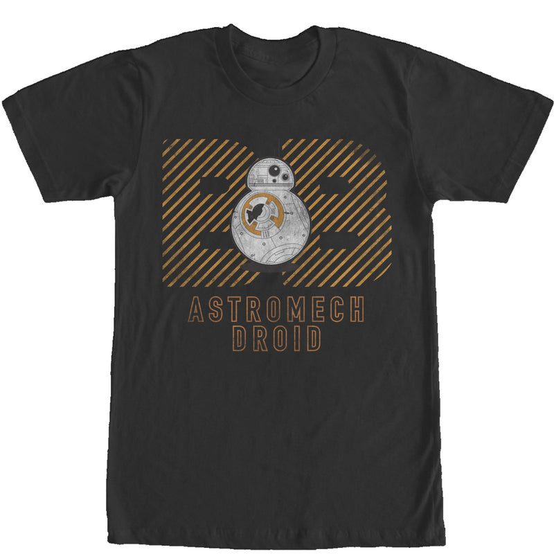 Men's Star Wars The Force Awakens BB-8 Astromech Droid Distressed T-Shirt