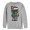Men's Star Wars Boba Fett Santa Hat Cartoon Sweatshirt
