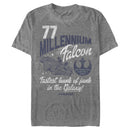 Men's Star Wars Millennium Falcon Fastest Junk 77 T-Shirt