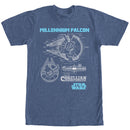 Men's Star Wars Corellian Schematic Print T-Shirt