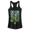 Junior's Star Wars Yoda Try Mantra Racerback Tank Top