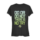 Junior's Star Wars Yoda Try Mantra T-Shirt