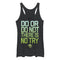 Women's Star Wars Yoda Try Mantra Racerback Tank Top