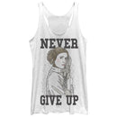 Women's Star Wars Princess Leia Never Give Up Racerback Tank Top