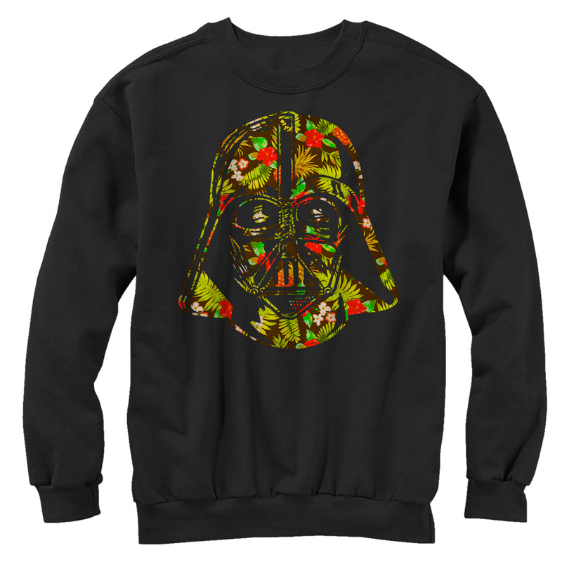 Men's Star Wars Hawaiian Print Darth Vader Helmet Sweatshirt