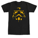 Men's Star Wars Halloween Dripping Stormtrooper Helmet T-Shirt