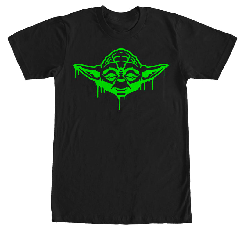 Men's Star Wars Halloween Dripping Jedi Master Yoda T-Shirt