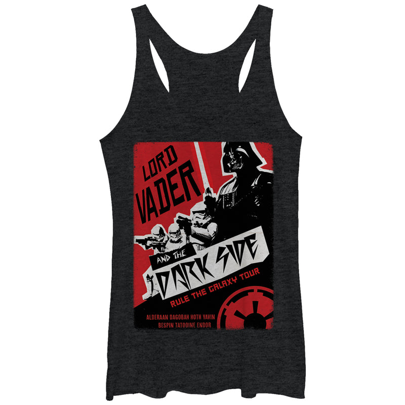Women's Star Wars Darth Vader Concert Poster Racerback Tank Top