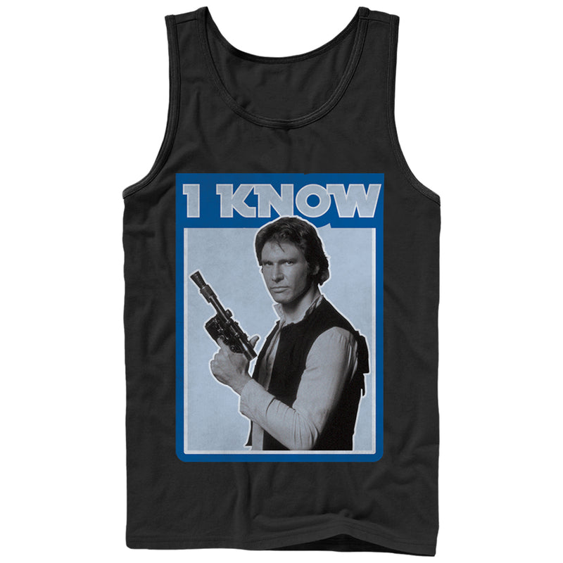 Men's Star Wars Han Solo Quote I Know Tank Top