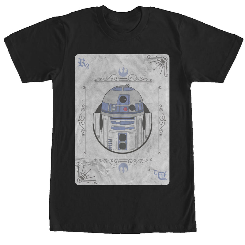 Men's Star Wars R2-D2 Playing Card T-Shirt