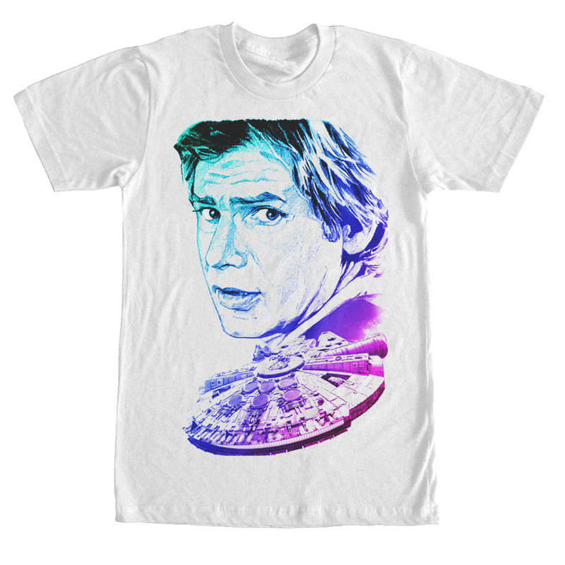 Men's Star Wars Han Solo Millennium Falcon T-Shirt