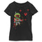 Girl's Star Wars Valentine's Day Boba Fett Cupid T-Shirt