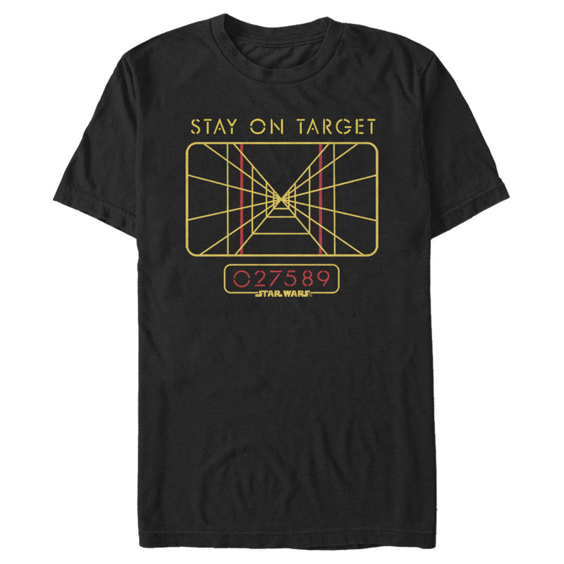 Men's Star Wars Stay on Target Line T-Shirt