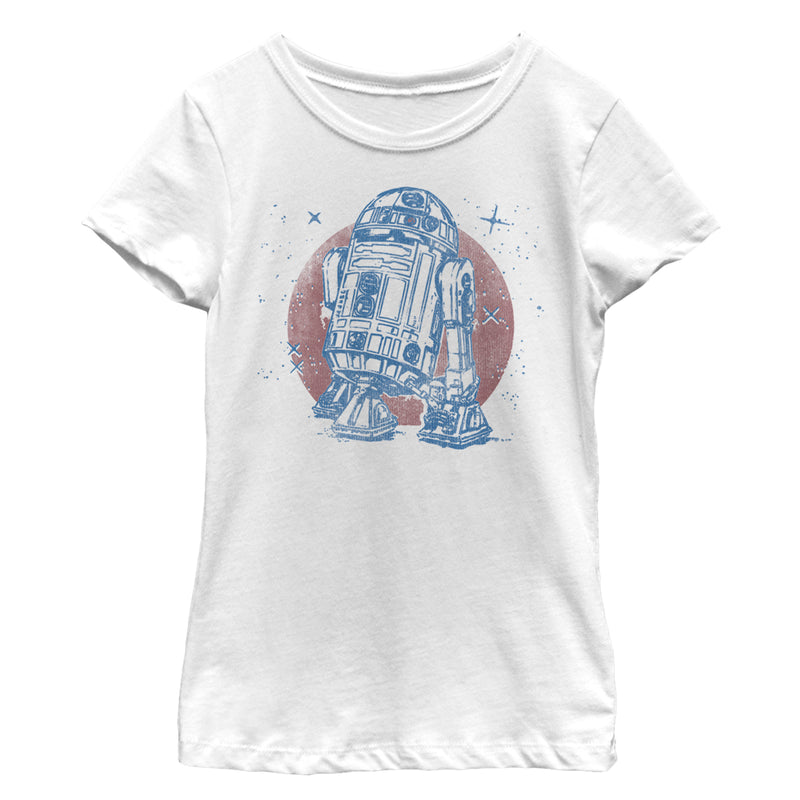 Girl's Star Wars R2-D2 Sparkle T-Shirt
