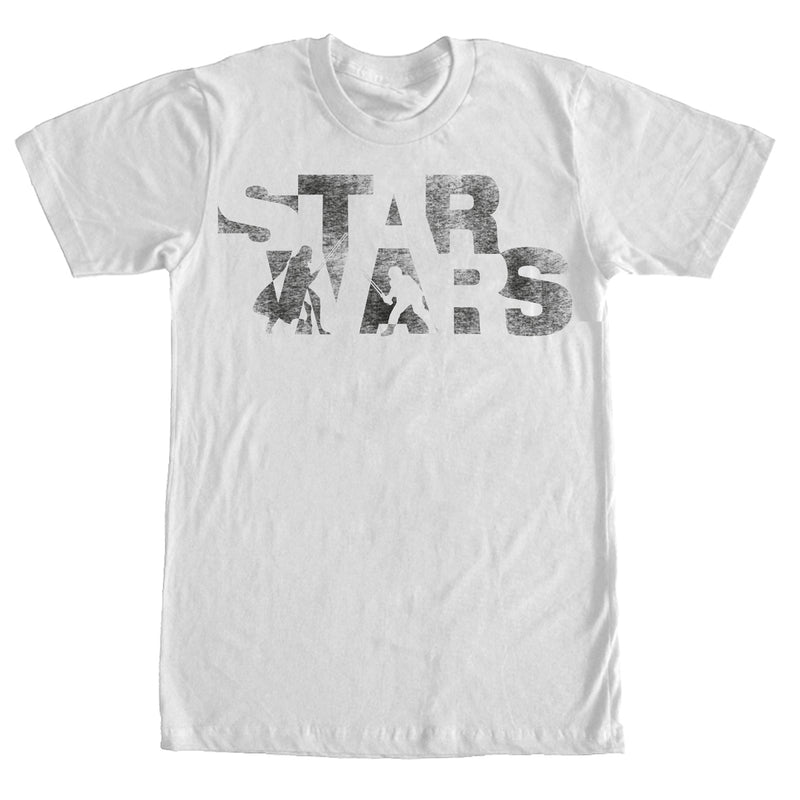 Men's Star Wars Logo Cutout T-Shirt