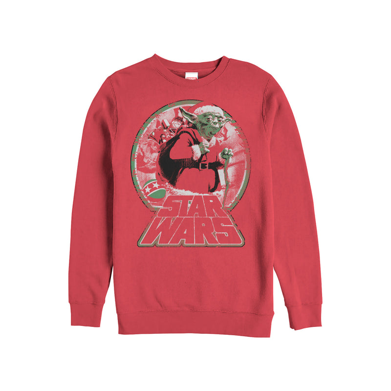 Men's Star Wars Jedi Master Yoda Santa Claus Sweatshirt