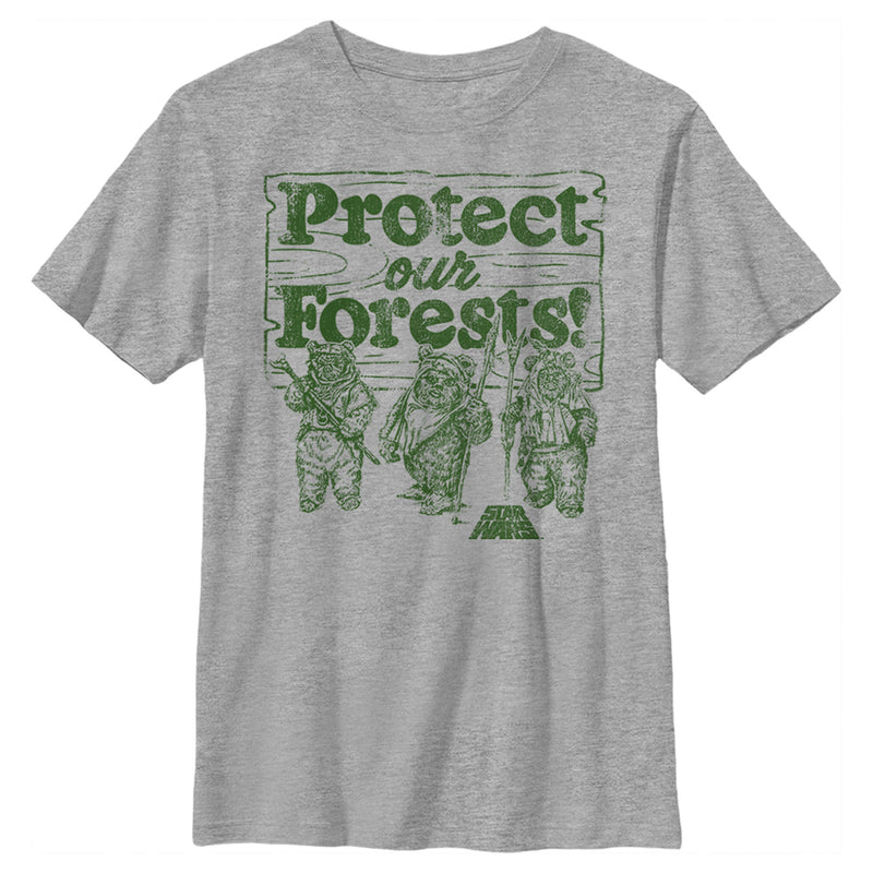 Boy's Star Wars Ewok Protect Our Forests T-Shirt