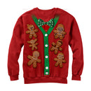 Men's Star Wars Christmas Cookies Cardigan Print Sweatshirt