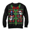 Men's Star Wars Ugly Christmas Villain Helmet Cardigan Sweatshirt