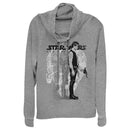 Junior's Star Wars Millennium Falcon Han Solo Cowl Neck Sweatshirt