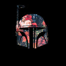 Men's Star Wars Boba Fett Floral Print Helmet Pull Over Hoodie