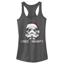 Junior's Star Wars Stormtrooper Naughty List Racerback Tank Top