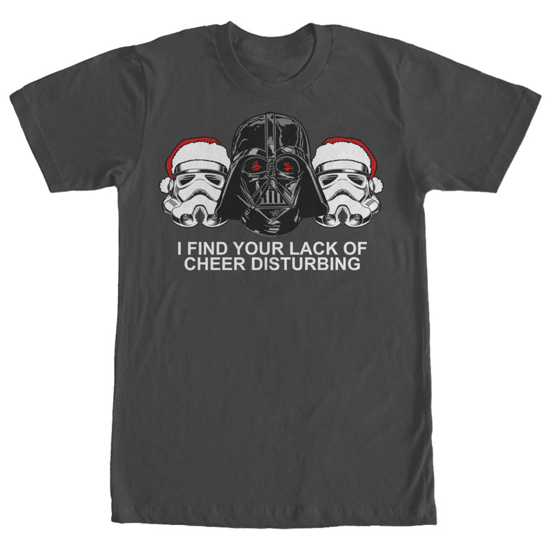 Men's Star Wars Christmas Empire Lack of Cheer Disturbing T-Shirt