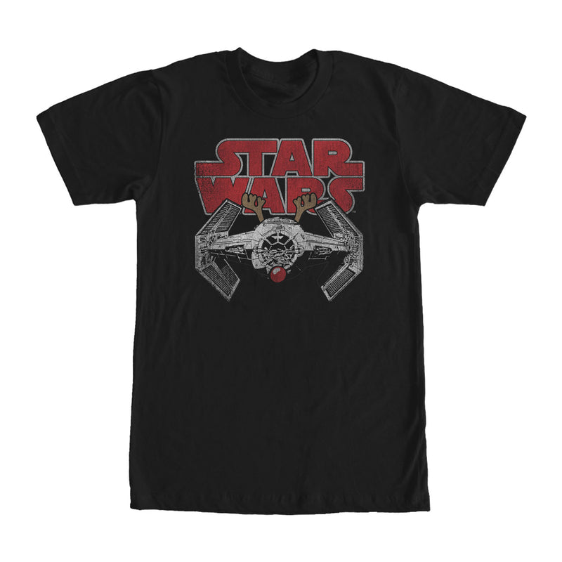 Men's Star Wars TIE Fighter Christmas Reindeer T-Shirt