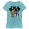 Girl's Star Wars R2-D2 and C-3PO Cute T-Shirt