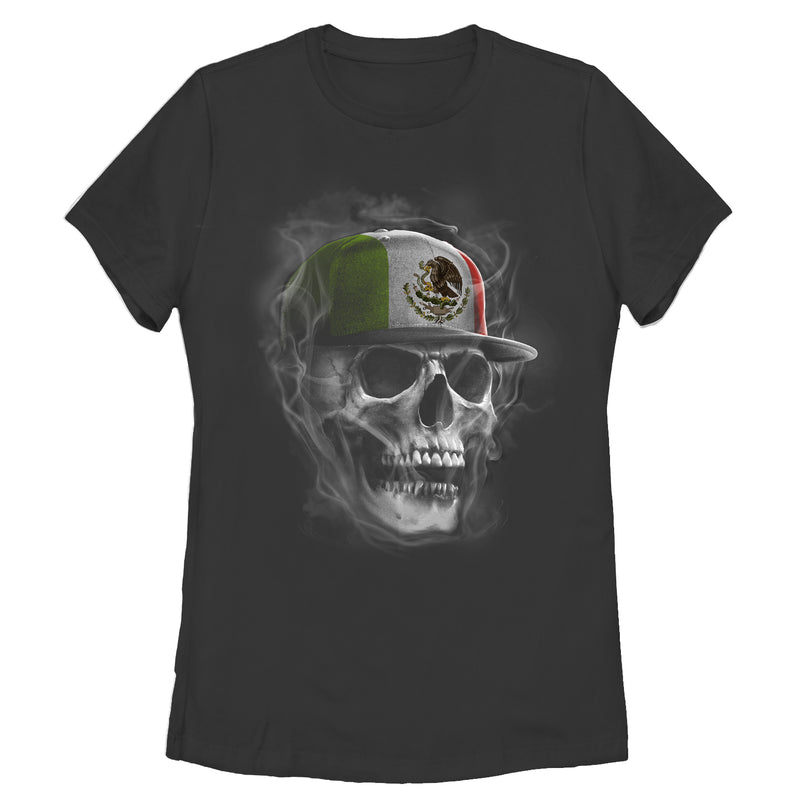 Women's Aztlan Smoke Skull T-Shirt