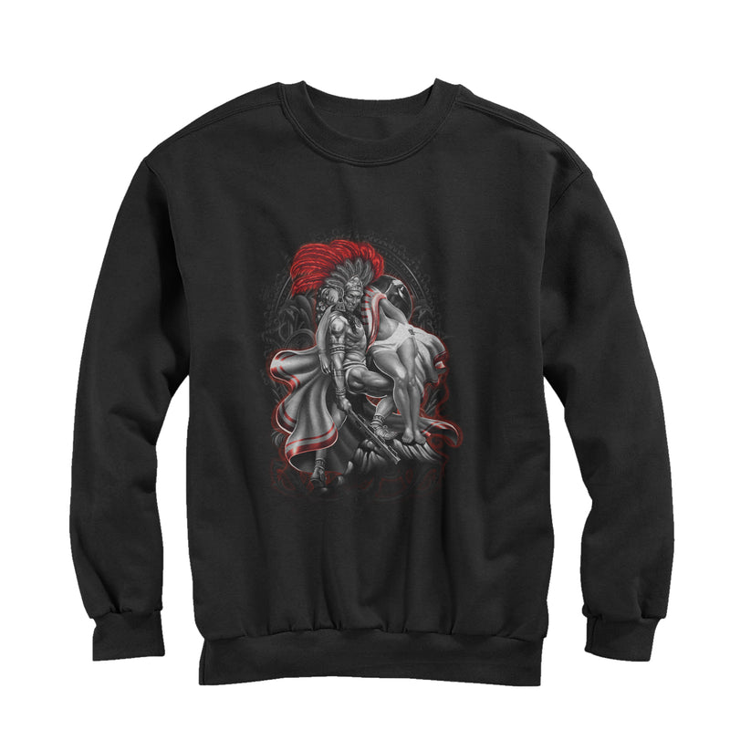 Men's Aztlan Aztec King and Queen Sweatshirt