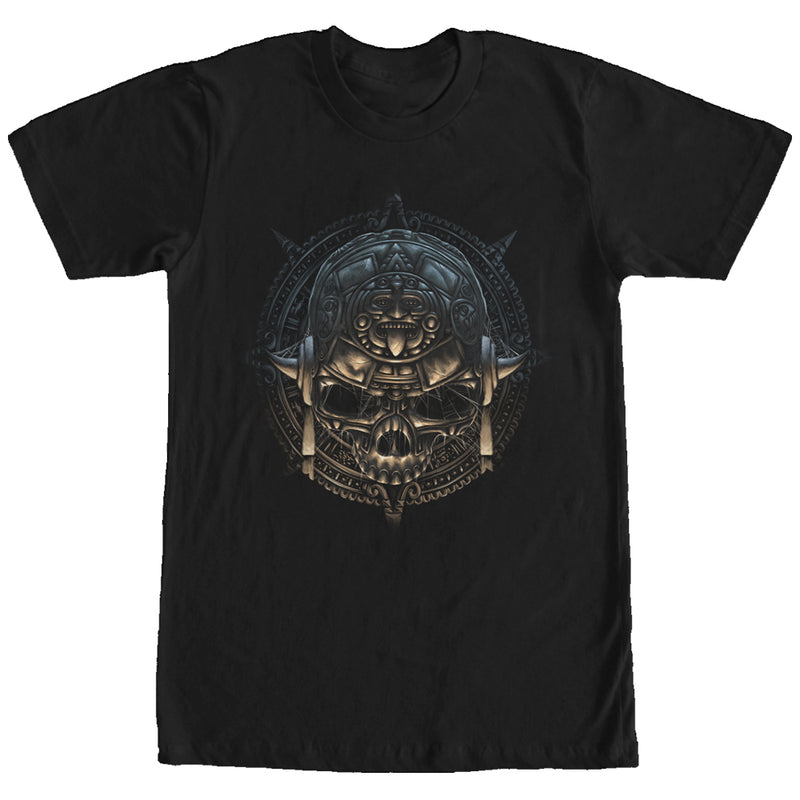 Men's Aztlan Aztec Calendar Skull T-Shirt