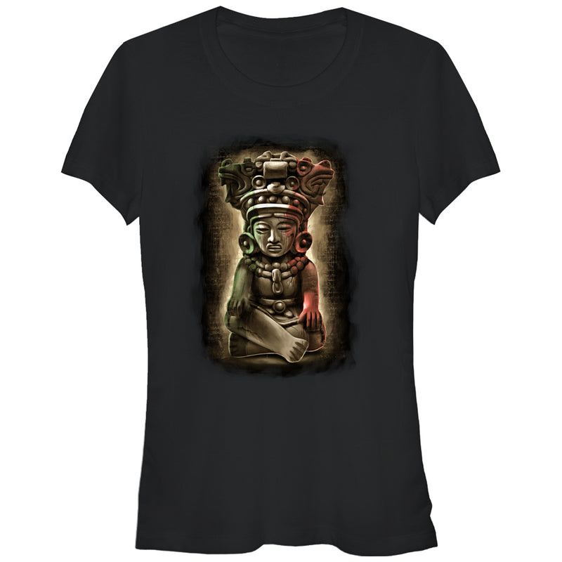 Junior's Aztlan Aztec Sculpture T-Shirt