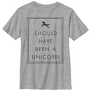 Boy's Lost Gods Should Have Been a Unicorn T-Shirt