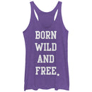 Women's Lost Gods Born Wild and Free Racerback Tank Top