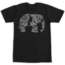 Men's Lost Gods Henna Elephant Design T-Shirt