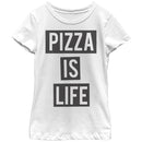 Girl's Lost Gods Pizza is Life T-Shirt