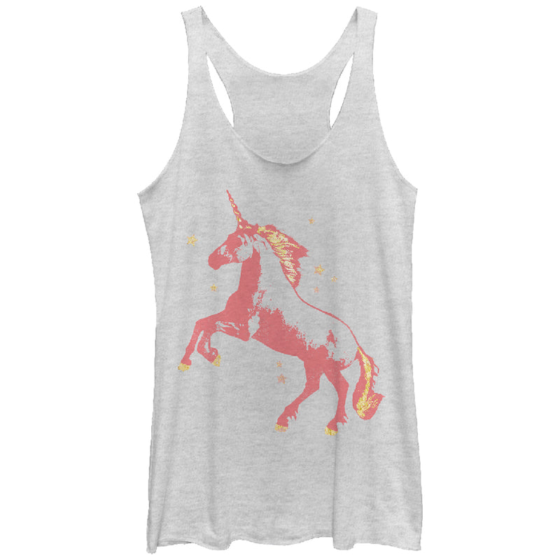 Women's Lost Gods Unicorn Stars Racerback Tank Top