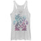 Women's Lost Gods Geometric Clouds Racerback Tank Top